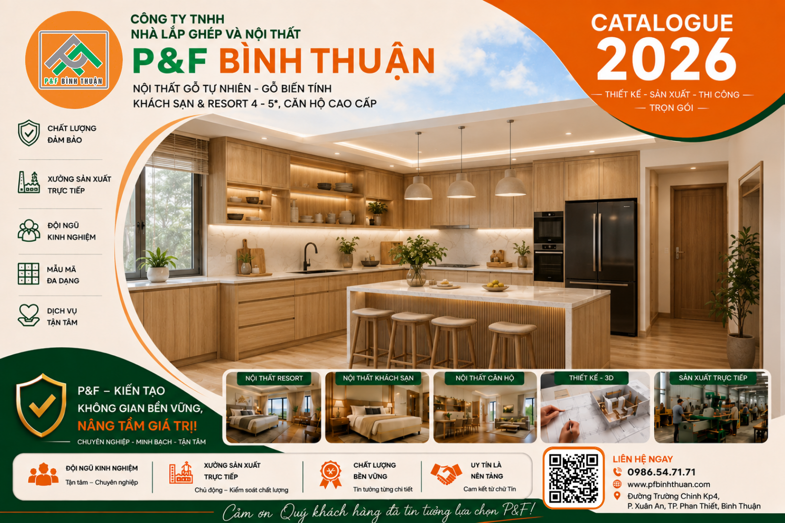 Dự án nội thất với chất liệu Tràm nước