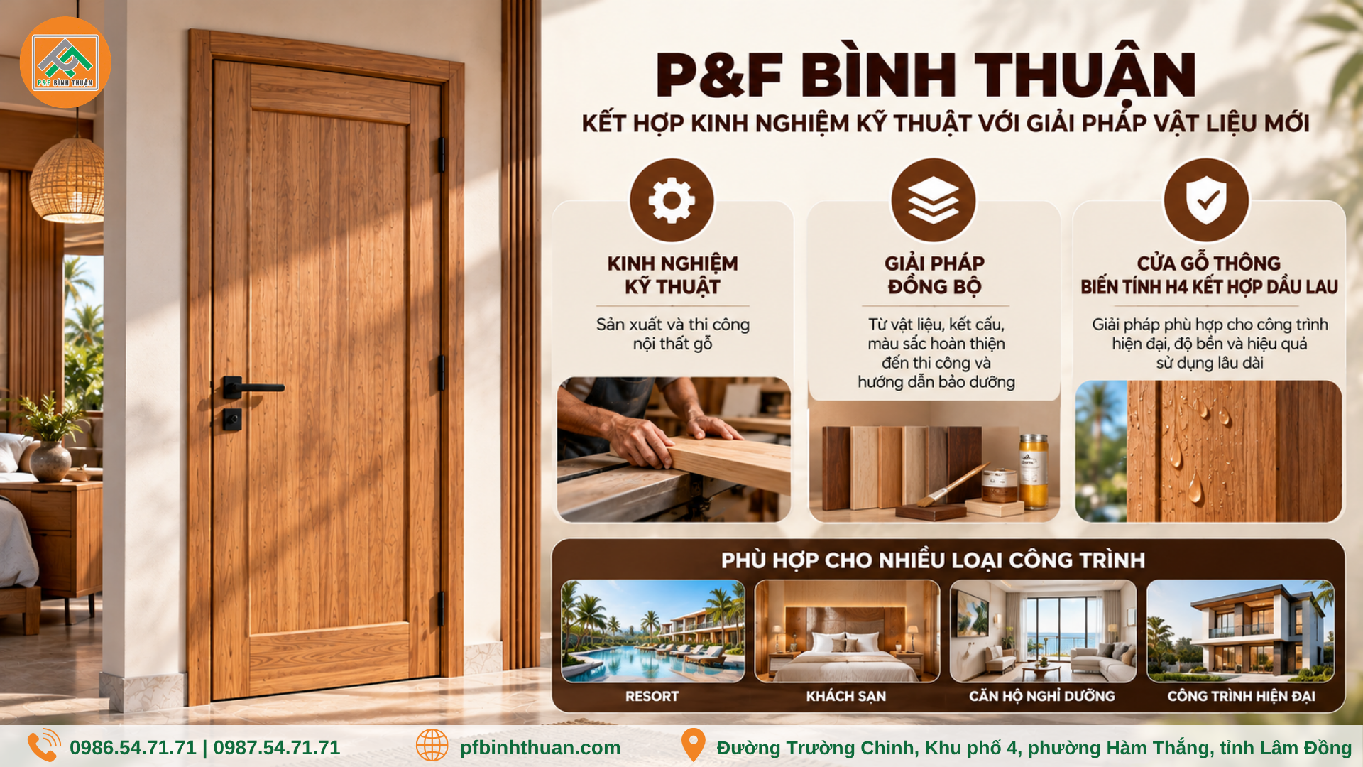 P&F Bình Thuận – Kết hợp kinh nghiệm kỹ thuật với giải pháp vật liệu mới